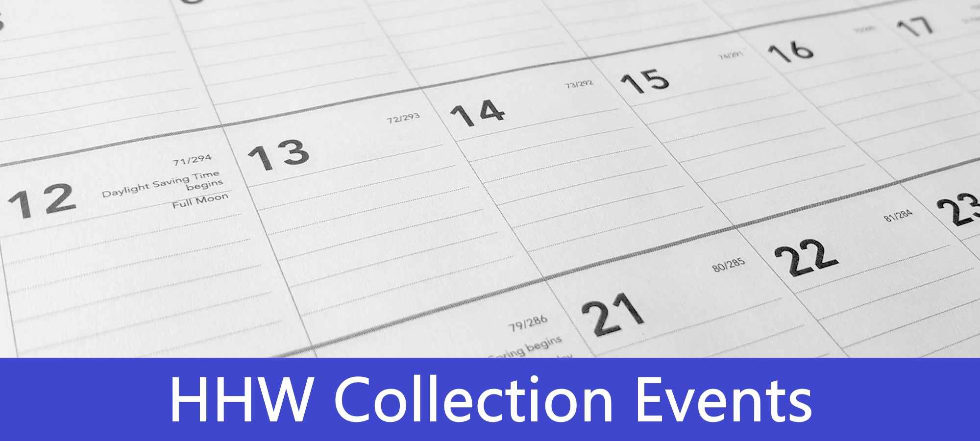 HHW Collection Events